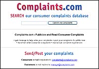 Complaints