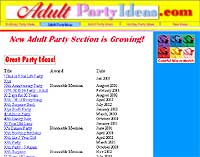 Adult Party Ideas